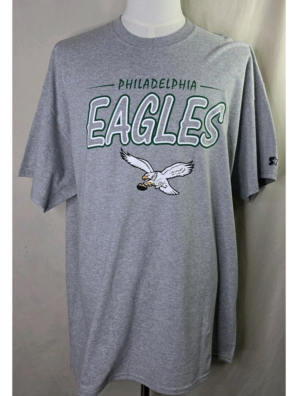 Starter Philadelphia Eagles NFL T-Shirt Mens XXL Gray NWT